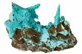 Chrysocolla and Malachite Pseudomorph - Lupoto Mine, Congo #167668-2